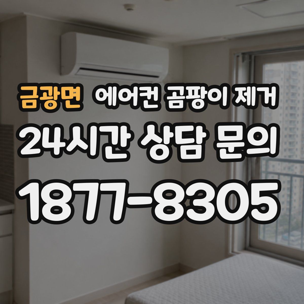 금광면 에어컨 곰팡이 제거