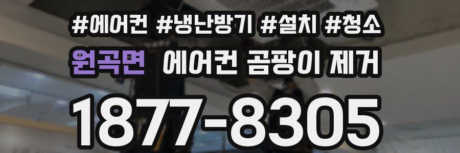 원곡면 에어컨 곰팡이 제거