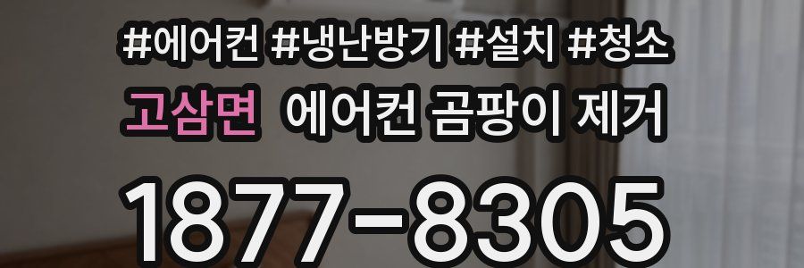고삼면 에어컨 곰팡이 제거
