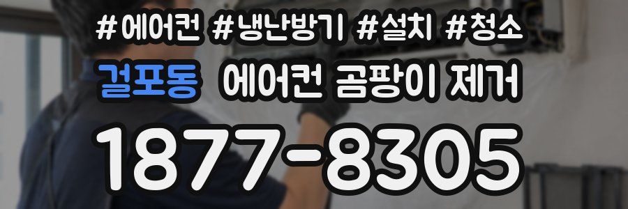 걸포동 에어컨 곰팡이 제거