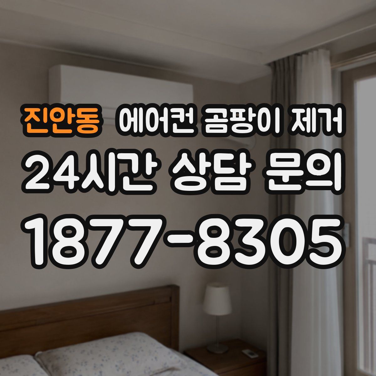진안동 에어컨 곰팡이 제거