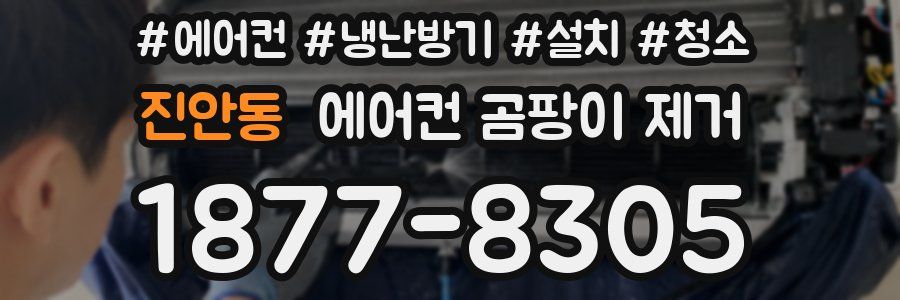 진안동 에어컨 곰팡이 제거