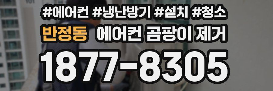 반정동 에어컨 곰팡이 제거