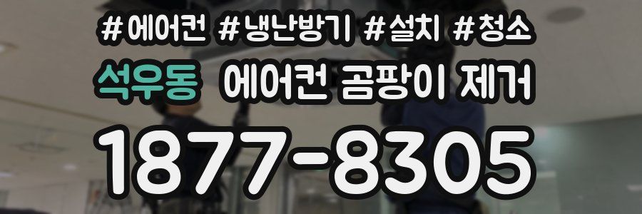 석우동 에어컨 곰팡이 제거
