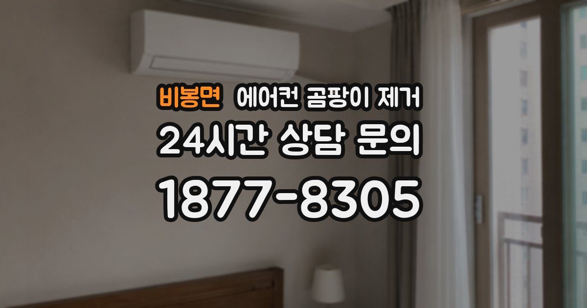 비봉면 에어컨 곰팡이 제거