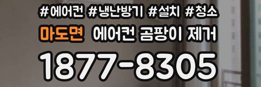 마도면 에어컨 곰팡이 제거