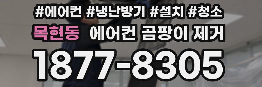 목현동 에어컨 곰팡이 제거