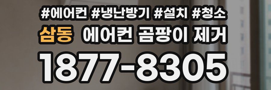 삼동 에어컨 곰팡이 제거