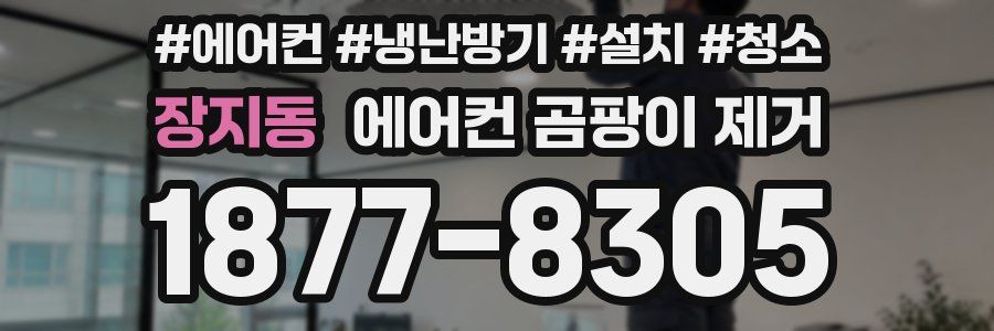 장지동 에어컨 곰팡이 제거