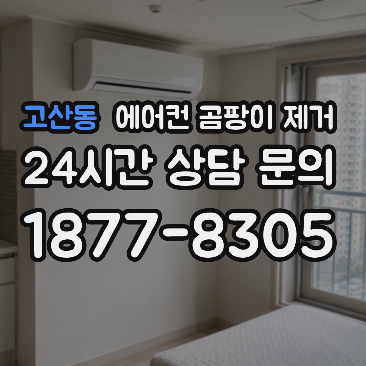 고산동 에어컨 곰팡이 제거