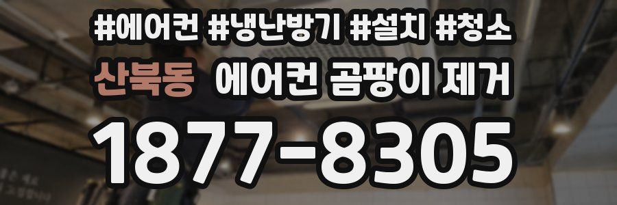 산북동 에어컨 곰팡이 제거