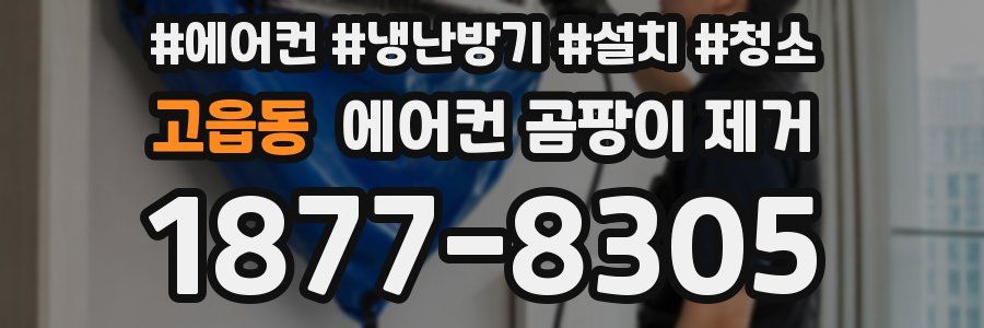 고읍동 에어컨 곰팡이 제거