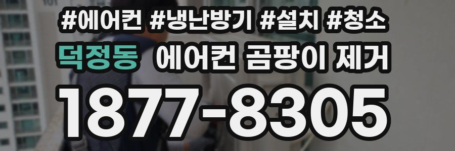 덕정동 에어컨 곰팡이 제거