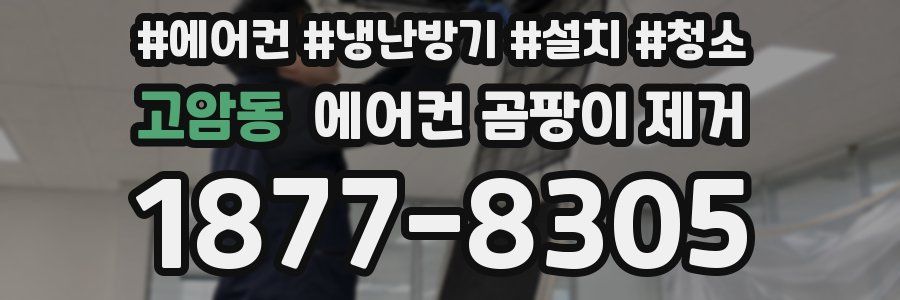 고암동 에어컨 곰팡이 제거