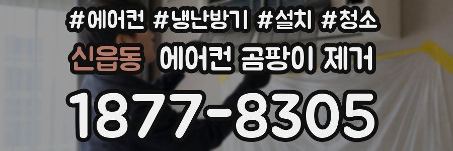 신읍동 에어컨 곰팡이 제거