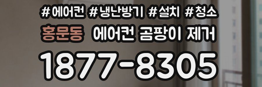 홍문동 에어컨 곰팡이 제거