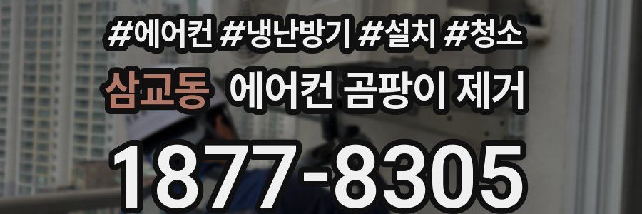 삼교동 에어컨 곰팡이 제거