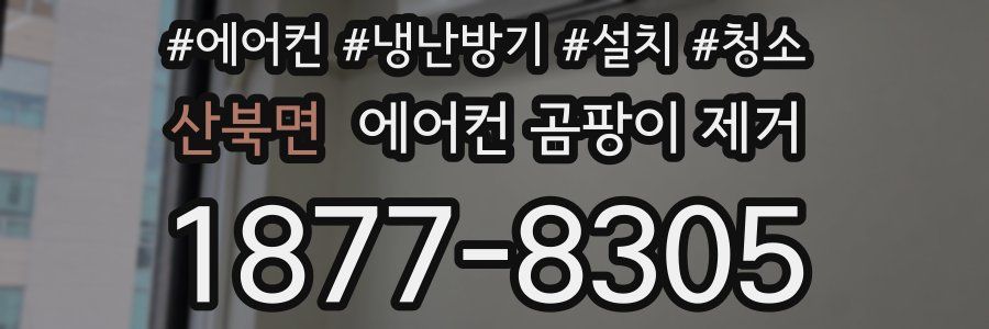 산북면 에어컨 곰팡이 제거