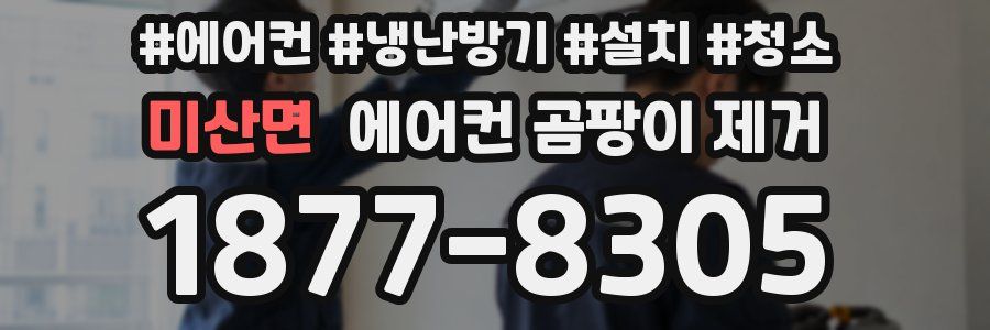 미산면 에어컨 곰팡이 제거