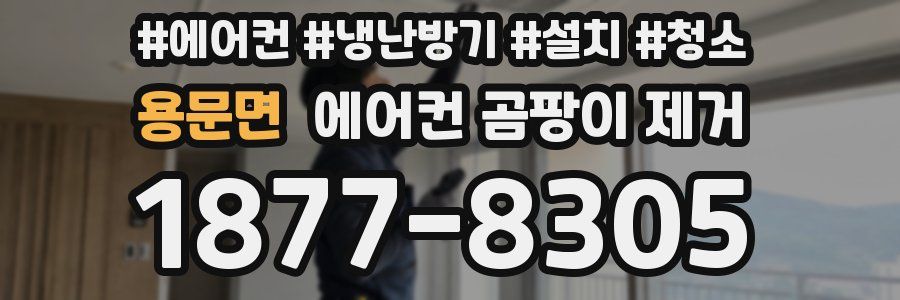 용문면 에어컨 곰팡이 제거