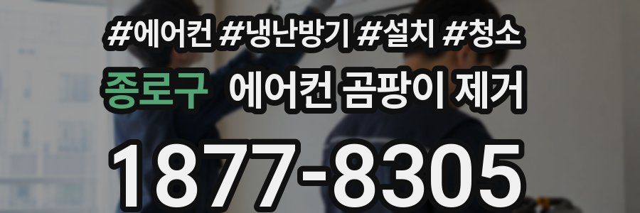 종로구 에어컨 곰팡이 제거