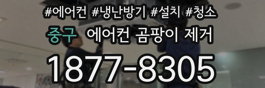 중구 에어컨 곰팡이 제거