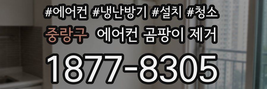 중랑구 에어컨 곰팡이 제거