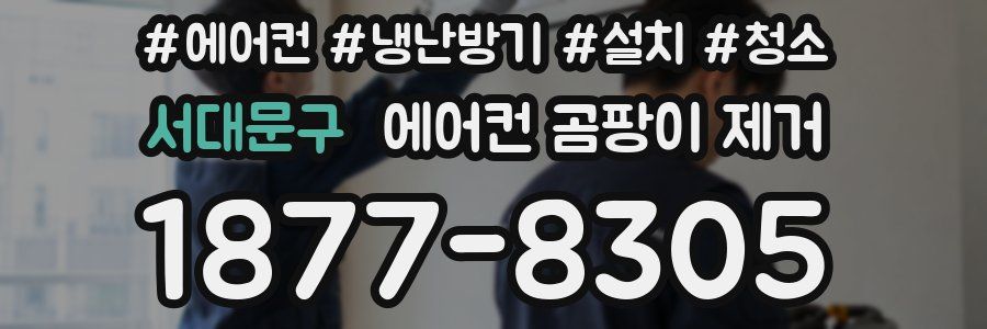 서대문구 에어컨 곰팡이 제거