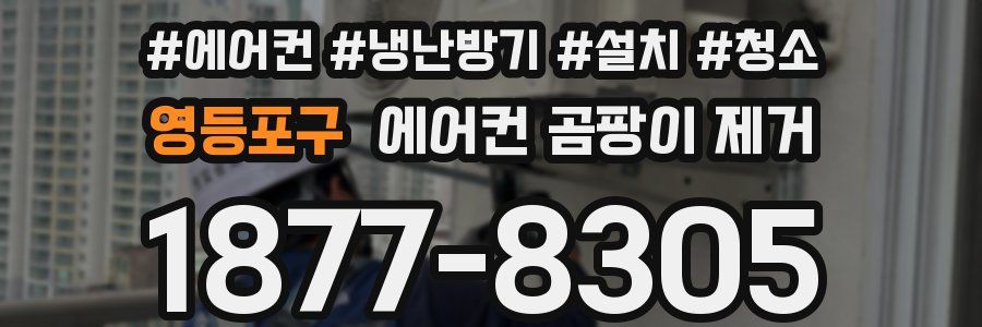 영등포구 에어컨 곰팡이 제거