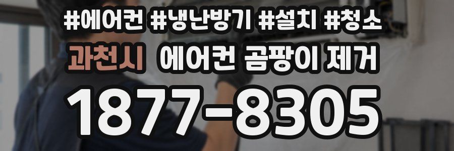 과천시 에어컨 곰팡이 제거