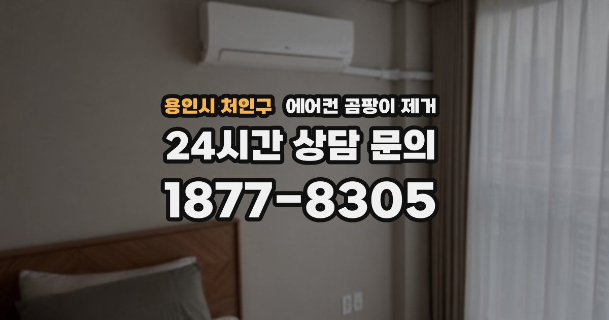 용인시 처인구 에어컨 곰팡이 제거