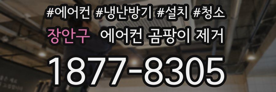 장안구 에어컨 곰팡이 제거