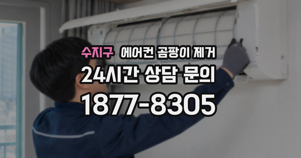 수지구 에어컨 곰팡이 제거