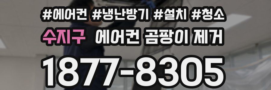 수지구 에어컨 곰팡이 제거