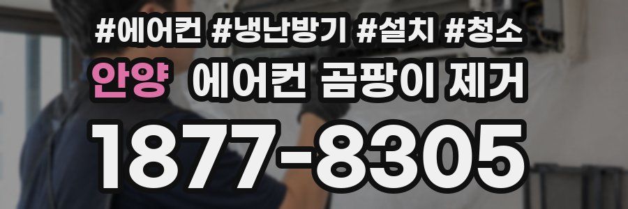 안양 에어컨 곰팡이 제거