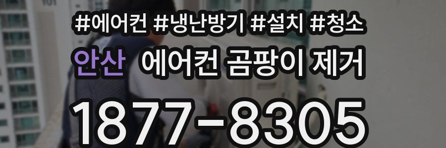 안산 에어컨 곰팡이 제거