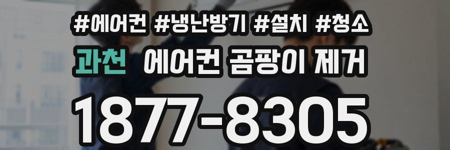 과천 에어컨 곰팡이 제거