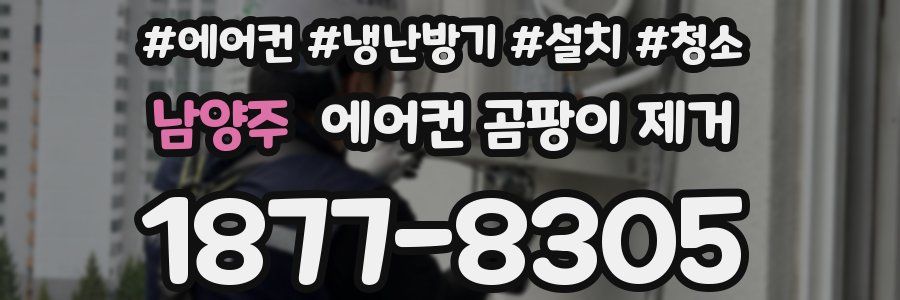 남양주 에어컨 곰팡이 제거