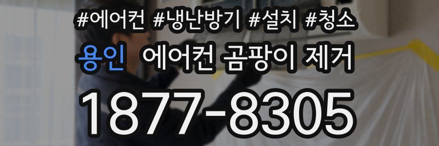 용인 에어컨 곰팡이 제거