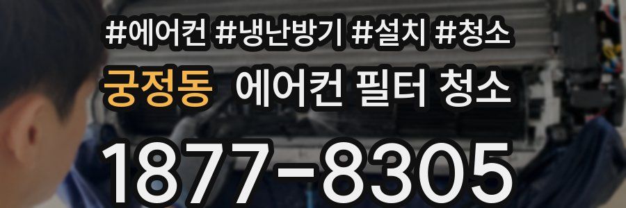 궁정동 에어컨 필터 청소
