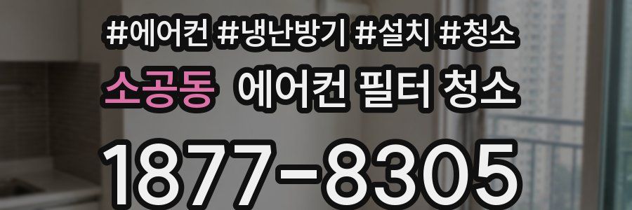 소공동 에어컨 필터 청소