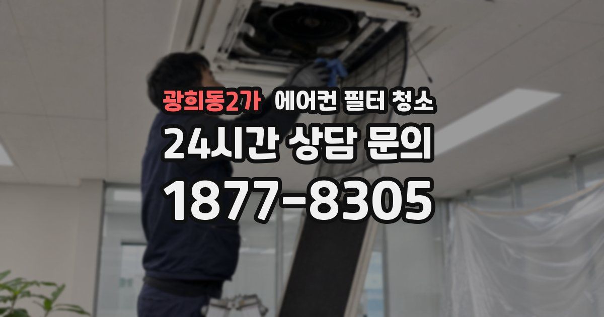 광희동2가 에어컨 필터 청소