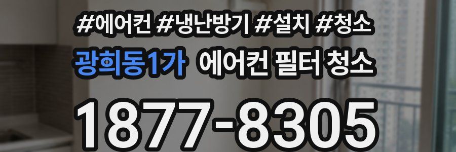 광희동1가 에어컨 필터 청소