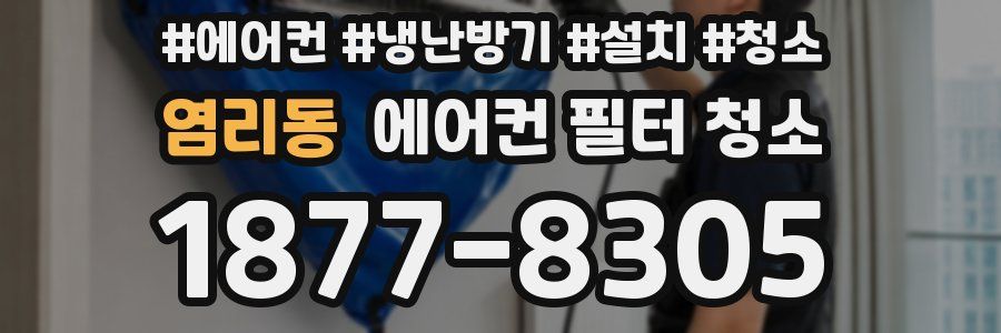 염리동 에어컨 필터 청소