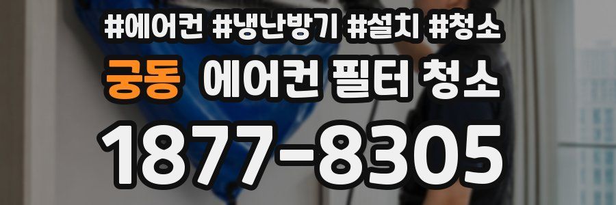 궁동 에어컨 필터 청소
