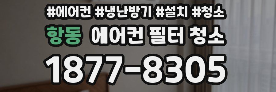항동 에어컨 필터 청소
