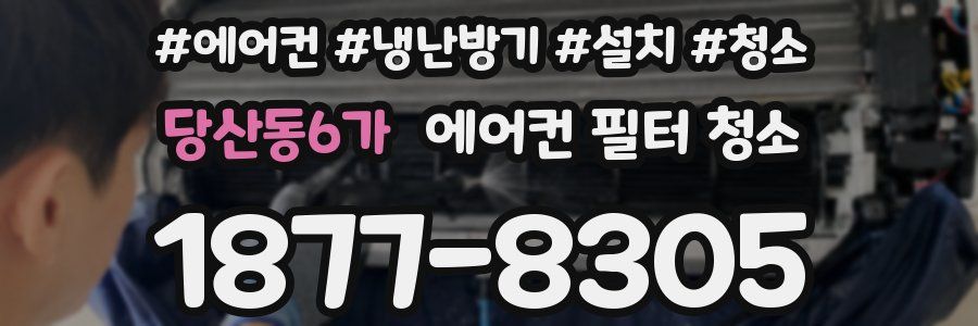 당산동6가 에어컨 필터 청소