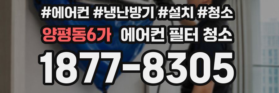 양평동6가 에어컨 필터 청소