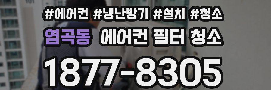 염곡동 에어컨 필터 청소