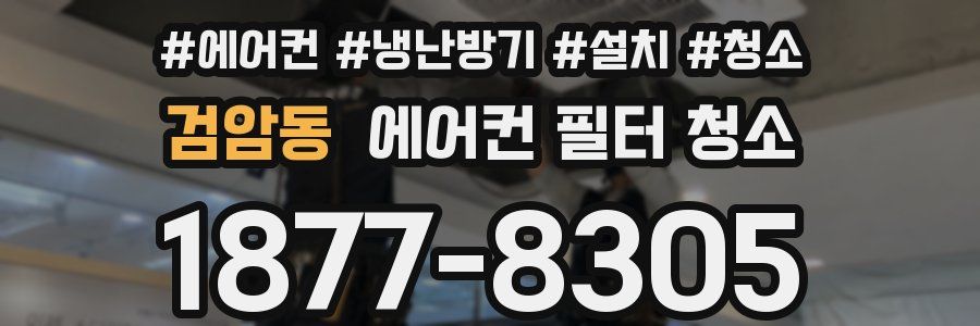 검암동 에어컨 필터 청소
